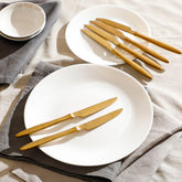 Elio Table Knife Set Of 6 Gold